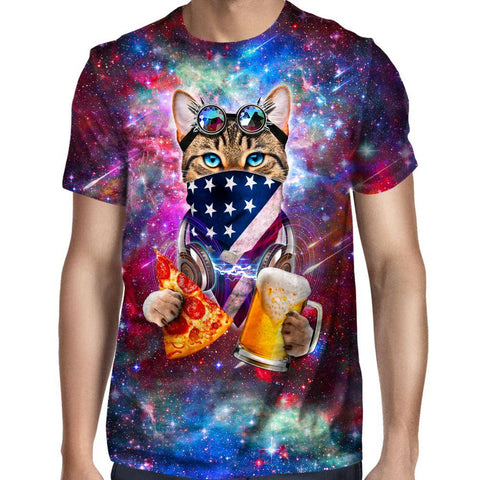 USA Rave Cat T-Shirt
