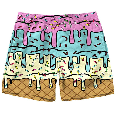 Waffle Ice Cream Shorts