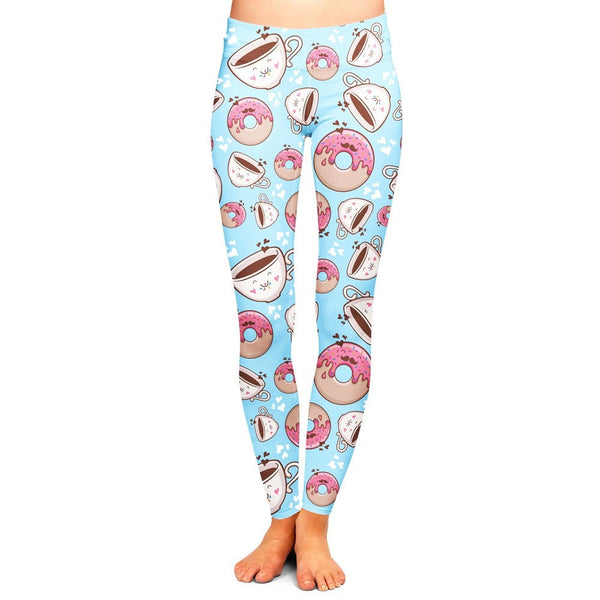 Coffee and Donut Leggings