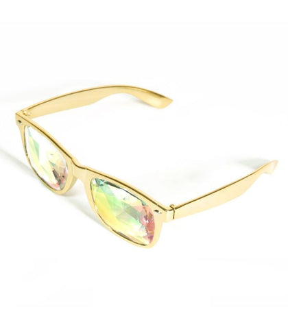 Metallic Gold Ultimate Kaleidoscope Glasses *Limited Edition*