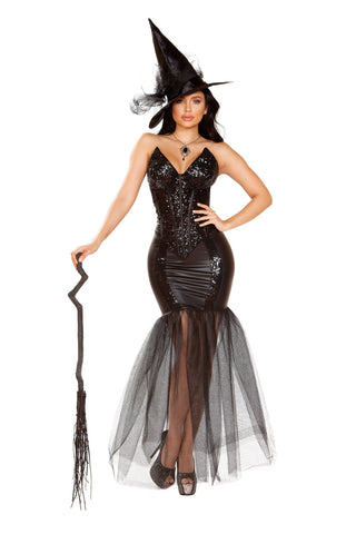 Witch with An Evil Spell Costume