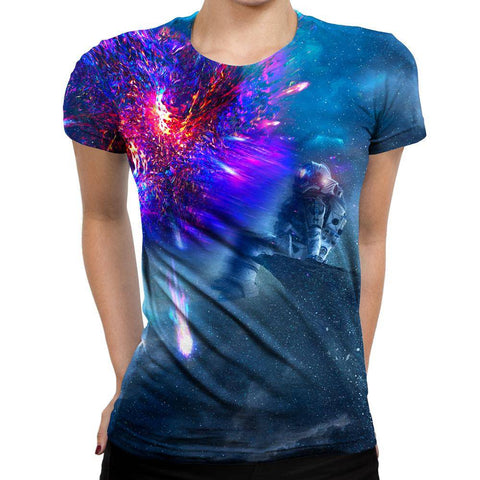 Astronaut Galaxy Girls' T-Shirt