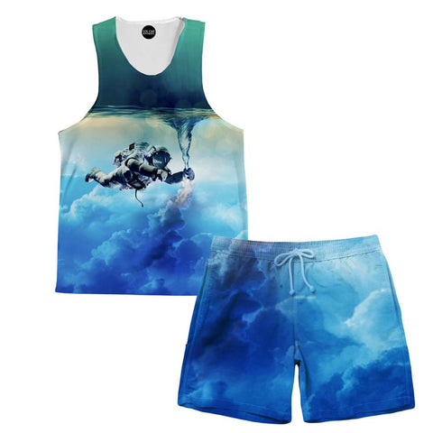 Astronaut Force Tank and Shorts Outfit