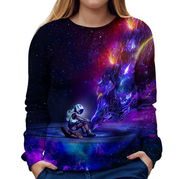 Astronaut Texture Girls' Sweatshirt
