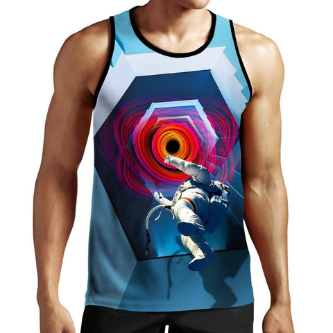 Into The Unknown Astronaut Tank Top