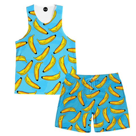 Bananas Tank and Shorts Outfit
