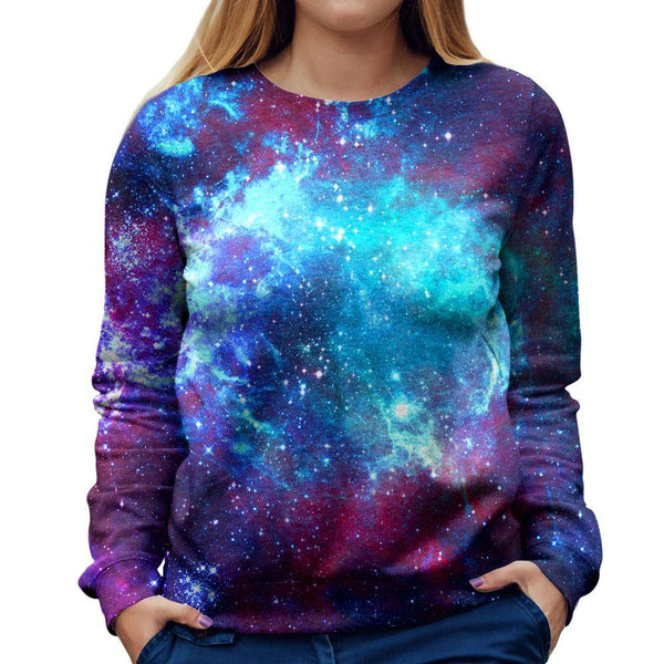 Blue Galaxy Girls' Sweatshirt