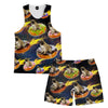 Donut Pug Tank and Shorts Outfit