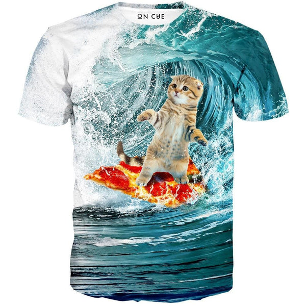 Surfing Kittie T-Shirt