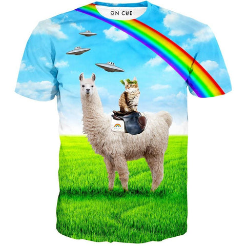 Llama Cat T-Shirt