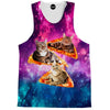 Space, Cats, and Pizza Tank Top