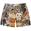 Cat Collage Shorts