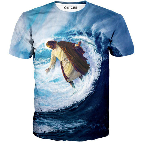 Jesus Surfs T-Shirt