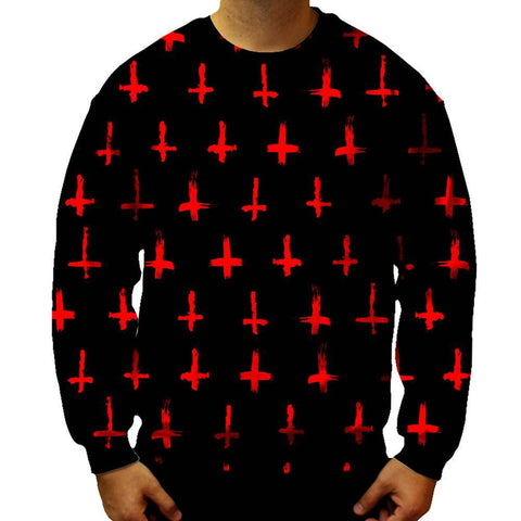 Devilish Red Cross Sweatshirt