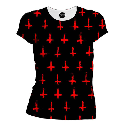 Devilish Red Cross Girls' T-Shirt