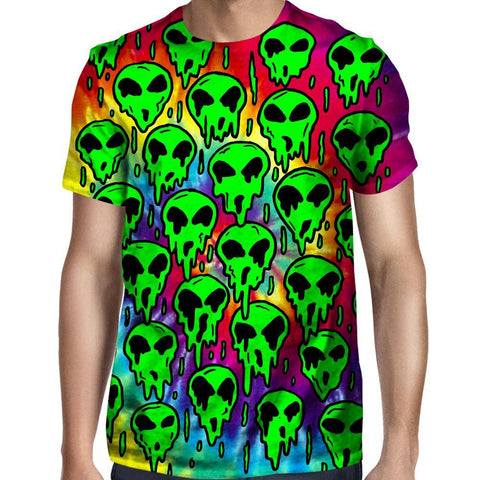 Trippy Green Martian T-Shirt