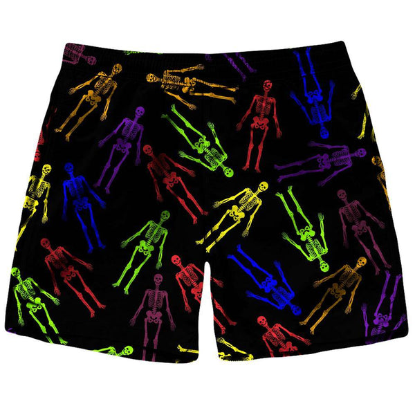 Neon Skeleton Shorts