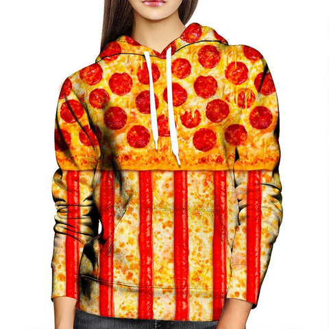 United States Pizza Girls' Hoodie