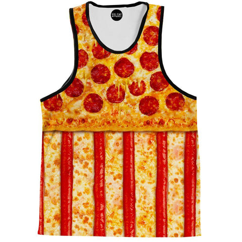 United States Pizza Tank Top