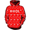 Bitcoin HODL Red Hoodie