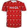 Bitcoin HODL Red T-Shirt