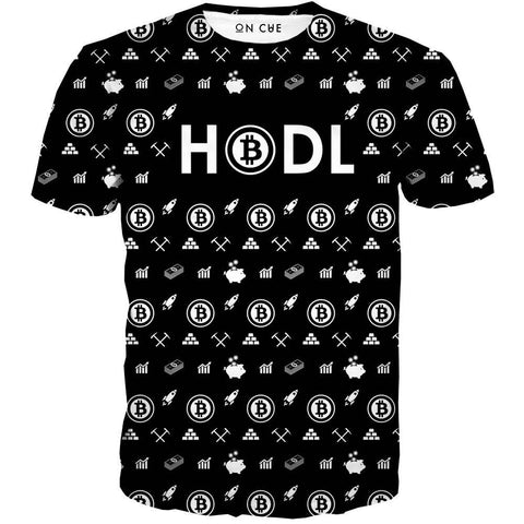 Bitcoin HODL Black T-Shirt