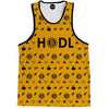 Bitcoin HODL Yellow Tank Top