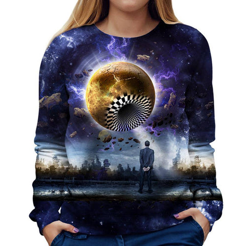 Planetary Hole Girls' Sweatshirt