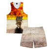 Kitty Explosion Tank and Shorts Outfit