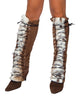 Suede Lace up Boot Covers