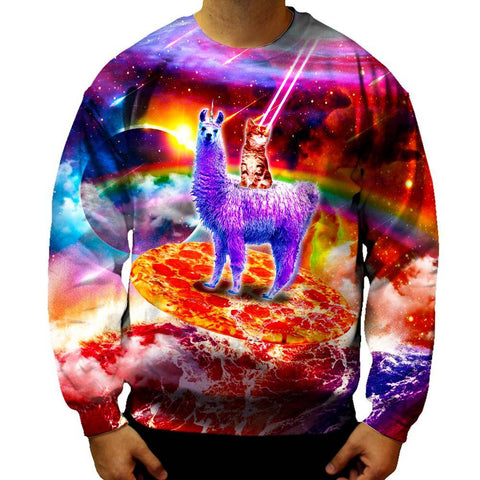 Llamas Evil Kitty Sweatshirt