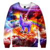 Llamas Evil Kitty Girls' Sweatshirt