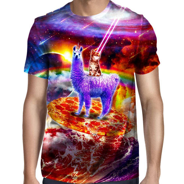 Llamas Evil Kitty T-Shirt