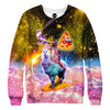Llama and Sloths Epic Adventure Girls' Sweatshirt