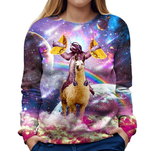Sloth and Friends Girls' Sweatshirt