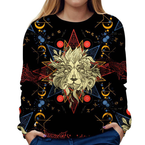 Lion Zodiac Girls' Sweatshirt