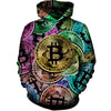Bitcoin Pattern Hoodie