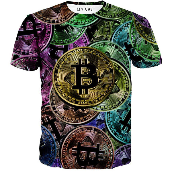 Bitcoin Pattern T-Shirt