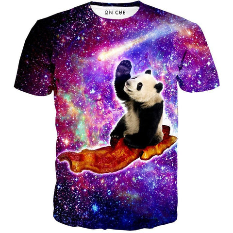 Panda UFO Bacon T-Shirt