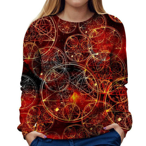 Conjuring Symbols Girls' Sweatshirt