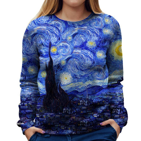 Starry Night Girls' Sweatshirt