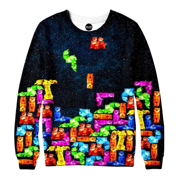 Tetris Cat Sweatshirt