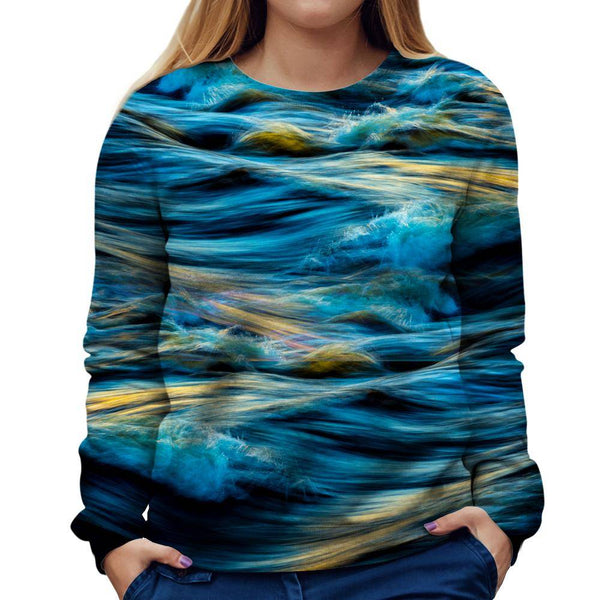 Painted Waves Girls' Sweatshirt