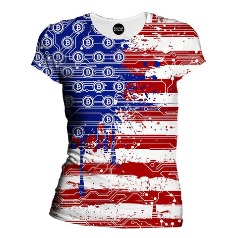 America Bitcoin Girls' T-Shirt
