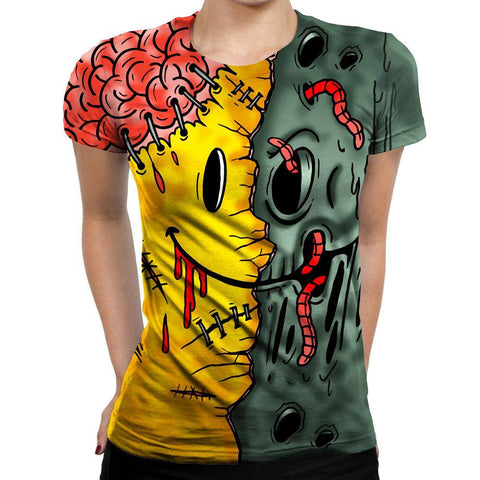 Emoji Zombie Girls' T-Shirt