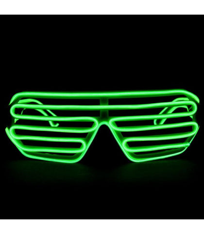 Flintronic Led Glasses, Flashing Led Sunglasses Costumes, Led Glasses, 4  Modes, Ergonomic Design & High Comfort, With El Wire, Suitable For Dj  Parties