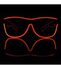 Red Electro Light Up Glasses