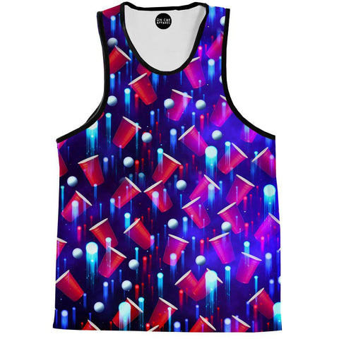 Beer Pong Red, White and Blue Tank Top