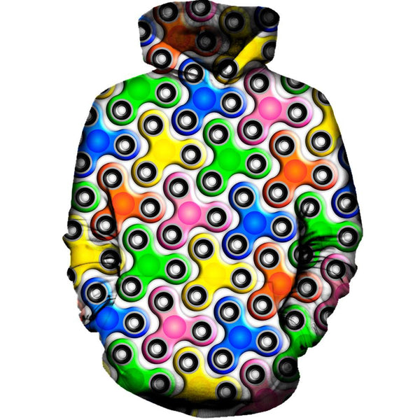 Colorful Fidget Spinner Hoodie